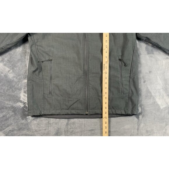 The North Face Full Zip Jacket Men’s L Dark Gray Rain Outdoor Embroidered Logo - Picture 12 of 12